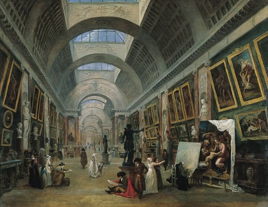 Hubert Robert, Projet d'aménagement de la Grande Galerie du Louvre