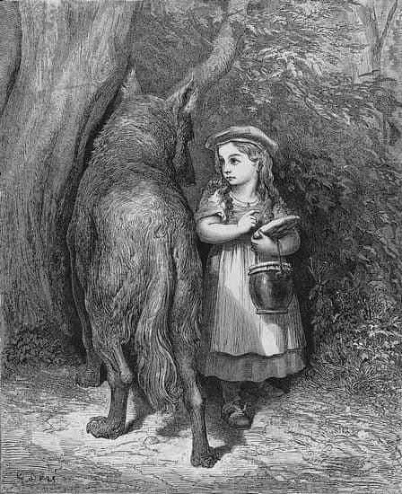 Gustave Doré, illustration pour le Petit Chaperon rouge
