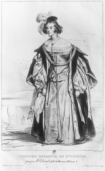 Mme Dorval dans Marion de Lorme, de Victor Hugo