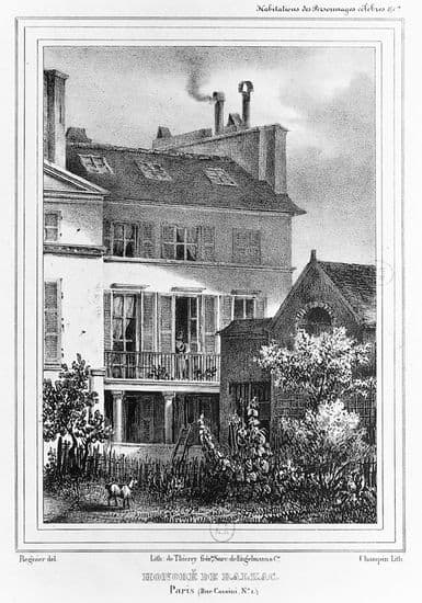 La maison d'Honoré de Balzac à Paris