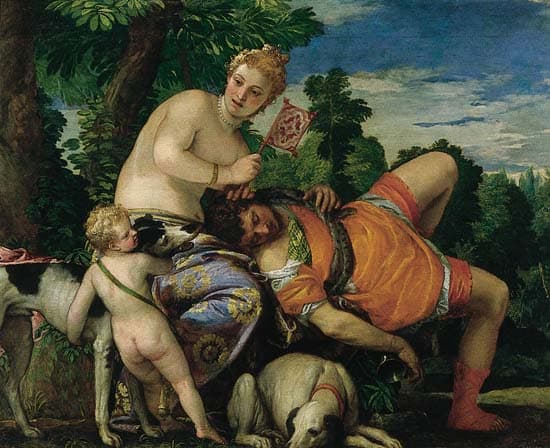 Véronèse, Vénus et Adonis dormant