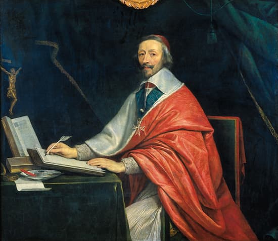 Philippe de Champaigne, le cardinal de Richelieu écrivant