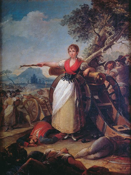 Francisco de Goya, <i>Agustina de Aragon</i>