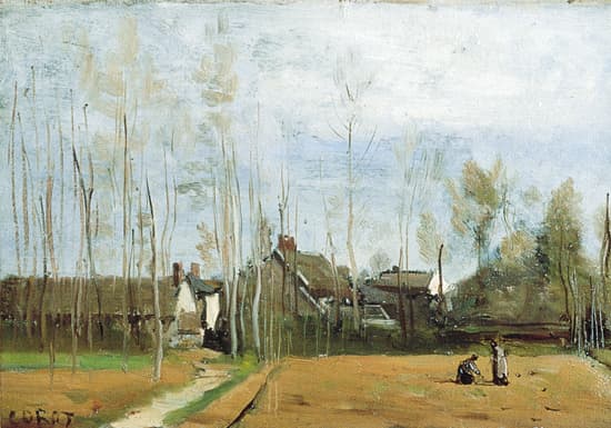 Camille Corot, Étude de paysage