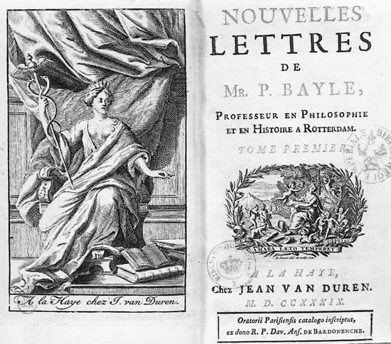 Pierre Bayle, <i>Nouvelles Lettres</i>