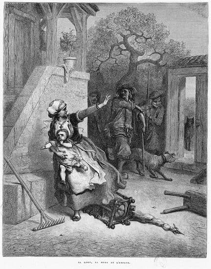 Jean de La Fontaine, <i>le Loup, la Mère et l'Enfant</i>