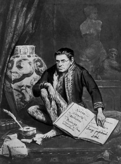 « Émile Littré en singe perfectionné » « Émile Littré en singe perfectionné »