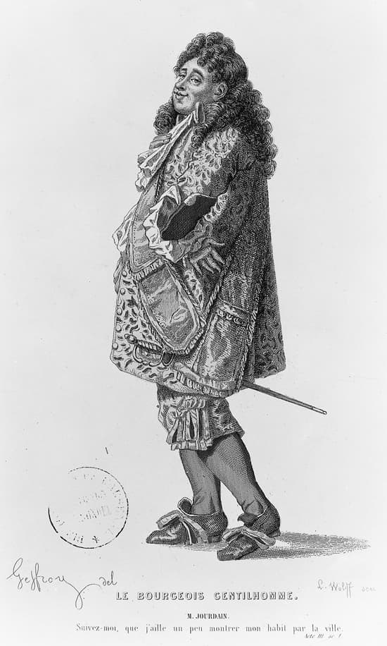 Molière, <i>le Bourgeois gentilhomme</i> : Monsieur Jourdain