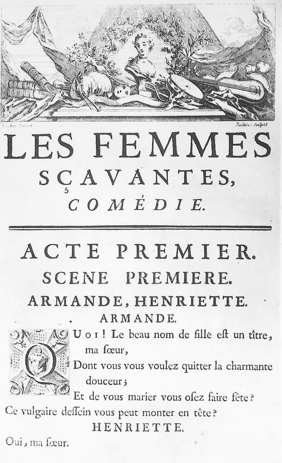 Molière, les Femmes savantes