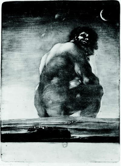 Francisco de Goya,  Le Colosse