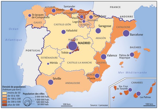 Espagne Population Larousse