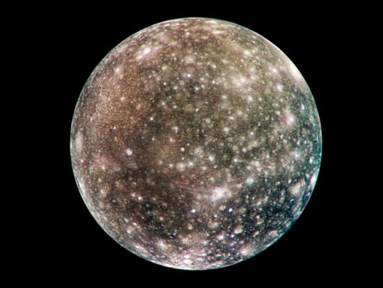 Callisto, satellite naturel de Jupiter
