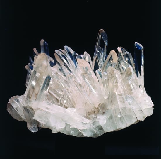 Quartz hyalin, cristal de roche (Brésil)