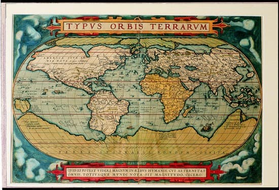 Carte du monde <i>Typus Orbis Terrarum</i>, 1584