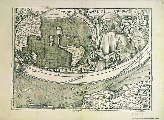 Carte de l'Amérique de Waldseemüller, 1507.