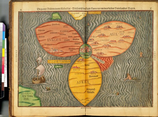 Carte de Bunting, 1582