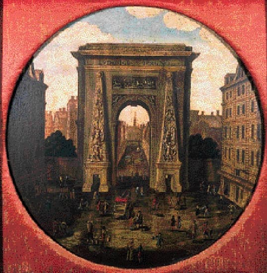 La porte Saint-Denis, à Paris