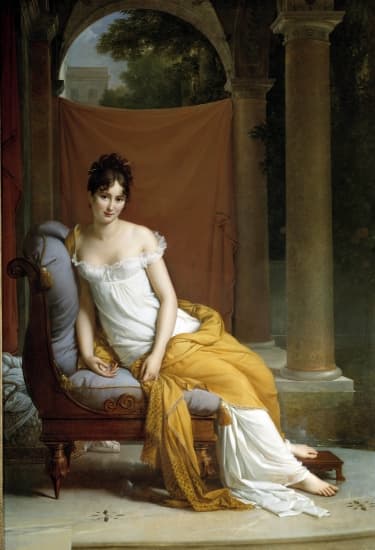 François Gérard, <i>Portrait de Juliette Récamier</i>