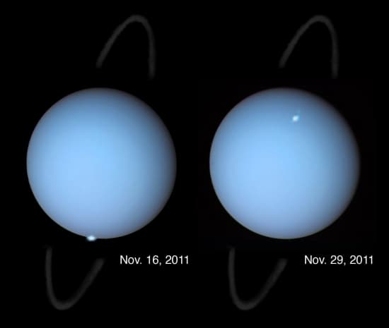 Aurores magnétiques sur Uranus