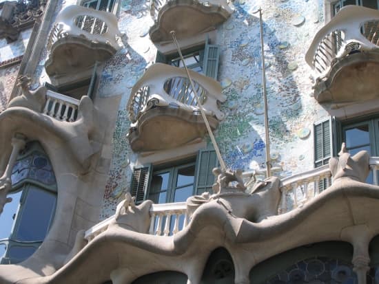 Gaudí, maison Batlló, Barcelone