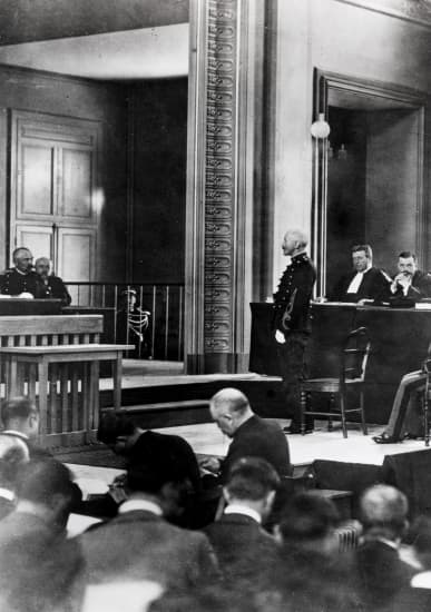 Alfred Dreyfus devant la cour martiale de Rennes