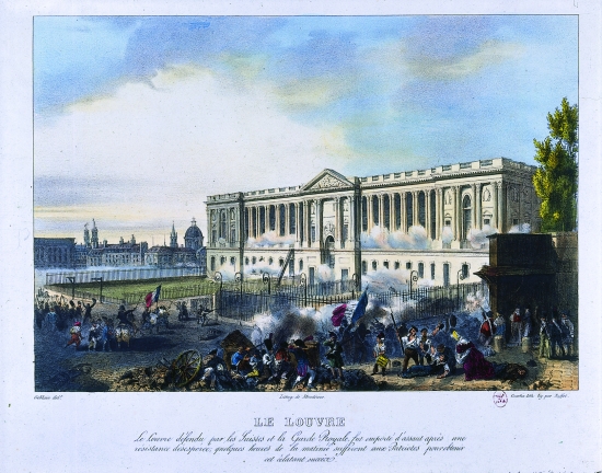 Attaque du Louvre en juillet 1830