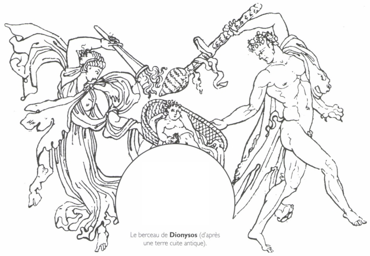 Le berceau de Dionysos. Le berceau de Dionysos.