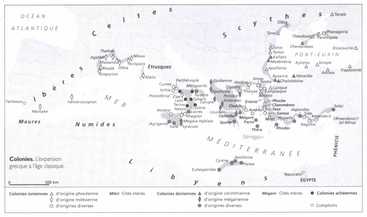 Colonies. L'expansion grecque à l'âge classique. Colonies. L'expansion grecque à l'âge classique.
