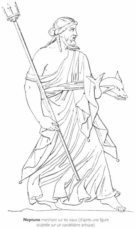 Neptune marchant sur les eaux. Neptune marchant sur les eaux.