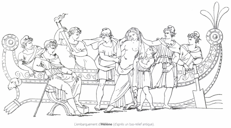 L'embarquement d'Hélène. L'embarquement d'Hélène.