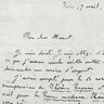 Émile Zola, lettre à Édouard Manet