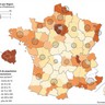 France la densité de la population