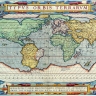 Carte du monde Typus Orbis Terrarum, 1584