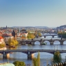Vue des ponts de Prague 