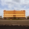 Façade du KGB sur la place Lubyanka à Moscou (Russie)