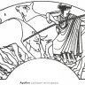 Apollon conduisant ses troupeaux. Apollon conduisant ses troupeaux.