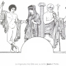 Les Argonautes chez Éétès avec, au centre, Jason et Médée.